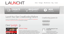 Desktop Screenshot of launcht.com